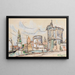 Il porto di La Rochelle - Paul Signac — quadro incorniciato alla parete