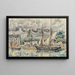 Il porto di Paimpol - Paul Signac — quadro incorniciato alla parete