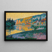 Les Andelys Tramonto - Paul Signac — quadro incorniciato alla parete