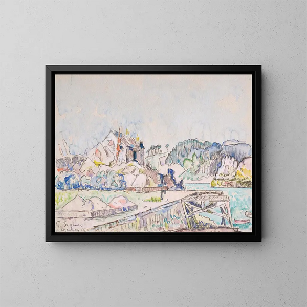 Lézardrieux - Paul Signac — quadro incorniciato alla parete