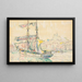 Marsiglia, veliero - Paul Signac — quadro incorniciato alla parete