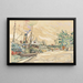 Parigi, La Senna al Pont des Saints-Pères - Paul Signac — quadro incorniciato alla parete