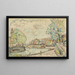 Parigi, il Ponte Louis-Philippe - Paul Signac — quadro incorniciato alla parete