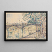 Parigi, il Pont des Arts - Paul Signac — quadro incorniciato alla parete