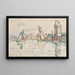 Sables-d'Olonne, la torre d'Arundel - Paul Signac — quadro incorniciato alla parete