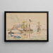 Saint-Malo, I Terre-Neuvas (Conflit de cas) - Paul Signac — quadro incorniciato alla parete