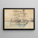 Saint-Malo Voiliers quai - Paul Signac — quadro incorniciato alla parete