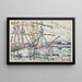 Saint-Malo le terre-neuvas - Paul Signac — quadro incorniciato alla parete