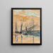 Saint-Tropez La jetée - Paul Signac — quadro incorniciato alla parete