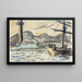 Saint-Tropez Il faro e il molo - Paul Signac — quadro incorniciato alla parete