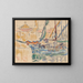 Saint-Tropez, le tartane - Paul Signac — quadro incorniciato alla parete