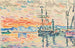 Saint-Tropez, il porto al tramonto - Paul Signac — vista dell’opera