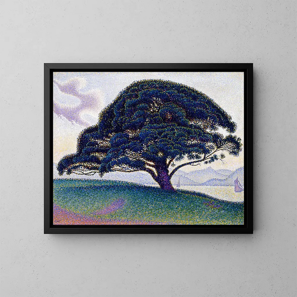 Il pino di Bonaventure - Paul Signac — quadro incorniciato alla parete