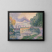 Le canal des remorqueurs à Samois - Paul Signac — quadro incorniciato alla parete