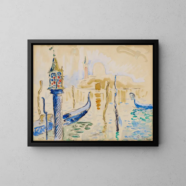 Fanal del Traghetto a Venezia - Paul Signac — quadro incorniciato alla parete