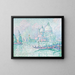 Venezia, La Salute, Verde - Paul Signac — quadro incorniciato alla parete