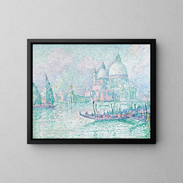 Venezia, La Salute, Verde - Paul Signac — quadro incorniciato alla parete