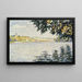Vista della Senna a Herblay - Paul Signac — quadro incorniciato alla parete
