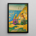 Femmes au puits - Paul Signac — quadro incorniciato alla parete