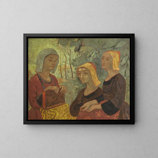 Bretone con un libro - Paul Sérusier — quadro incorniciato alla parete