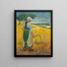Giovane bretone con falce - Paul Srusier — quadro incorniciato alla parete