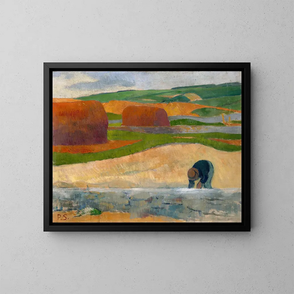Ramasseur d'algues - Paul Sérusier — quadro incorniciato alla parete