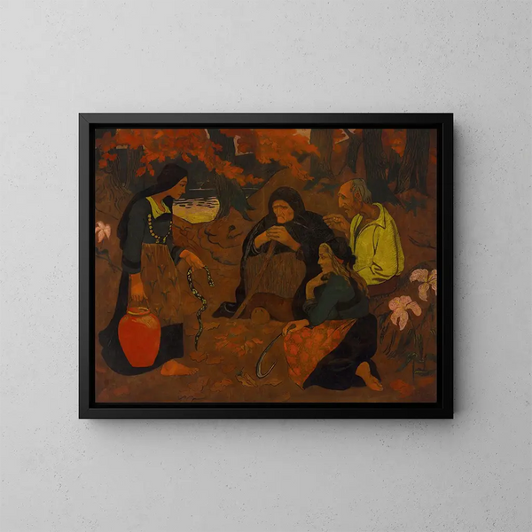I mangiatori di serpenti - Paul Sérusier — quadro incorniciato alla parete