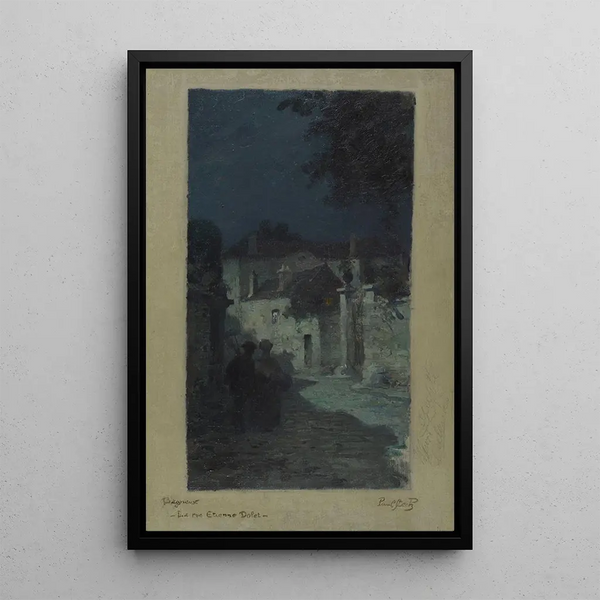 Rue Étienne Dolet paesaggio - Paul Steck — quadro incorniciato alla parete