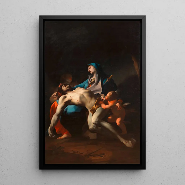 Pietà - Paul Troger — quadro incorniciato alla parete