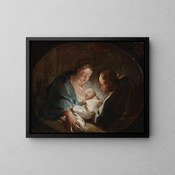 La Sainte Famille - Paul Troger — quadro incorniciato alla parete