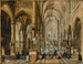 Interno di una cattedrale gotica - Paul Vredeman de Vries — vista dell’opera