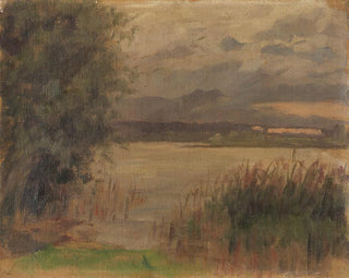 Paul Weber - Blick auf den Chiemsee Studie.webp