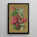 Roses rouges poussant à travers une fenêtre - Paul de Longpré — quadro incorniciato alla parete