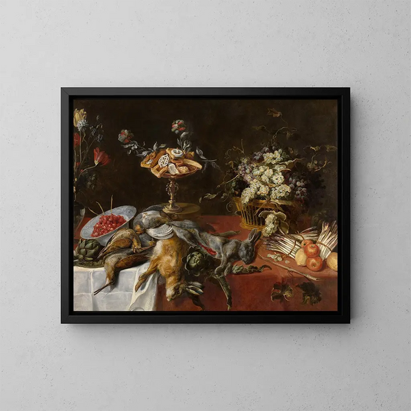 Nature morte - Paul de Vos — quadro incorniciato alla parete