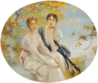 Ritratto di due giovani donne - Paul Émile Chabas — vista dell’opera