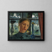 Testa di ragazza davanti a una finestra - Paula Modersohn-Becker — quadro incorniciato alla parete