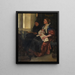 La sua prima visita in chiesa - Paula Monj — quadro incorniciato alla parete