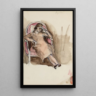 Paule Gobillard - Agathe Rouart assise sur un fauteuil.webp