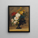 Bouquet di fiori in un vaso antico - Pauline Koudelka-Schmerling — quadro incorniciato alla parete