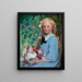Fille aux fleurs - Pauline Palmer — quadro incorniciato alla parete