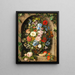 Un grande mazzo di fiori in un vaso greco - Pauline von Koudelka-Schmerling — quadro incorniciato alla parete