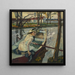 Pausa di vogatore Hartmannsberg - Leo Putz — quadro incorniciato alla parete