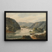 Vista sul Potomac a Harpers Ferry - Pavel Petrovich Svinin — quadro incorniciato alla parete