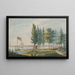 Philadelphia dall'altra parte del fiume Delaware - Pavel Petrovich Svinin — quadro incorniciato alla parete