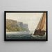 Le Paquebot Mohawk d'Albany passant les Palissades - Pavel Petrovich Svinin — quadro incorniciato alla parete