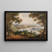 Washington e Georgetown dalla strada di Alexandria - Pavel Petrovich Svinin — quadro incorniciato alla parete