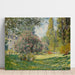 Riproduzione del dipinto Paesaggio; Il Parco Monceau - Claude Monet