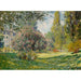 Riproduzione del dipinto Paesaggio; Il Parco Monceau - Claude Monet