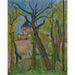 Riproduzione del dipinto Paesaggio a Saint-Bernard (Ain) - Suzanne Valadon