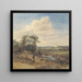 Paesaggio dopo Wynants al Louvre - William Callow — quadro incorniciato alla parete